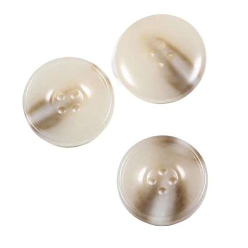 Harzknöpfe mit vier Löchern und runden Mustern, 10 mm - 28 mm (Farbe 4, 20 mm - 10 Stück), 10 Stück von Yeydeoe