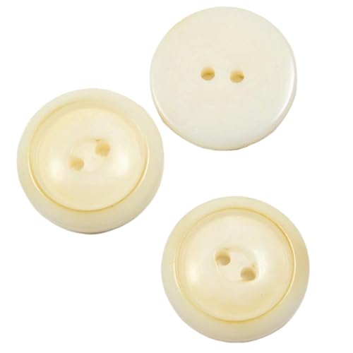 Harzknöpfe mit vier Löchern und runden Mustern, 10 mm - 28 mm (Farbe 5, 18 mm - 10 Stück), 10 Stück von Yeydeoe