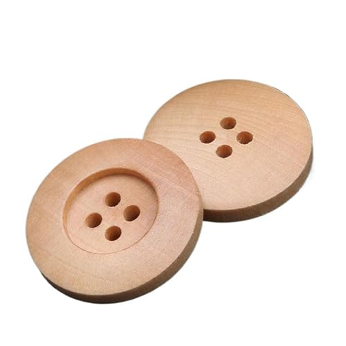Holzknöpfe, Hemd, Strickjacke, Mantel, Pullover, Bekleidungszubehör, 10 mm - 25 mm (Farbe 4, 12,5 mm - 10 Stück) von Yeydeoe