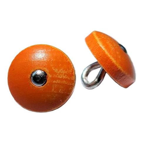 Holzknöpfe aus Bambus, Hemd, Cardigan, Dekoration, DIY, Handwerk, Nähzubehör, 11 mm, 12 mm (Farbe 2, 11 mm-5 Stück) von Yeydeoe