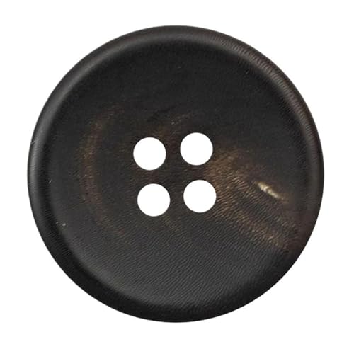 Hornknöpfe für Anzugjacke, matt, 15 mm - 25 mm (Farbe 1, 17,5 mm, 8 Stück), 8 Stück von Yeydeoe