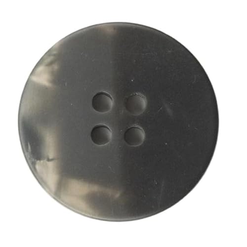 Knöpfe aus Kunstharz, 11,5 mm bis 30 mm, Schwarz, 10 Stück (Farbe 3, 25 mm - 10 Stück) von Yeydeoe