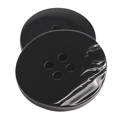 Knöpfe aus Kunstharz, unregelmäßige Holzmaserung, Knöpfe für Mäntel und Jacken, 18 mm bis 30 mm (Farbe 1, 21 mm-10 Stück), 10 Stück von Yeydeoe
