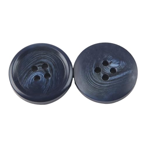 Knöpfe mit Harzmuster, 10 Stück (Farbe 3, 28 mm, 10 Stück) von Yeydeoe