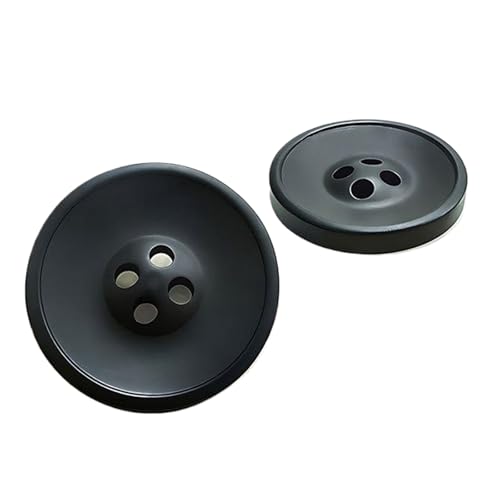Kunstharzknöpfe, matt, Blütenblatt, vierlochig, 15 mm/17 mm (Farbe 1, 28,0 mm, 10 Stück), 10 Stück von Yeydeoe