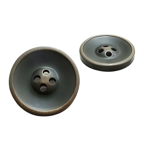 Kunstharzknöpfe, matt, Blütenblatt, vierlochig, 15 mm/17 mm (Farbe 5, 28,0 mm, 10 Stück), 10 Stück von Yeydeoe