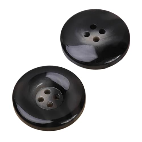 Kunstharzknöpfe, rund, glänzend, für Anzüge und Mäntel, 15 mm bis 34 mm (Farbe 2, 18,0 mm - 10 Stück), 10 Stück von Yeydeoe