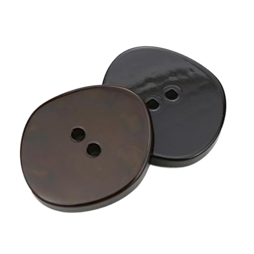 Kunstharzknöpfe für Hemden und Pullover, 21 mm, 25 mm, 30 mm, 34 mm (Farbe 6, 25 mm, 10 Stück) von Yeydeoe