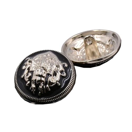 Metallknöpfe für Mäntel und Jacken, 10 mm bis 28 mm (Farbe 3, 10 mm - 10 Stück), 10 Stück, 10 Stück von Yeydeoe
