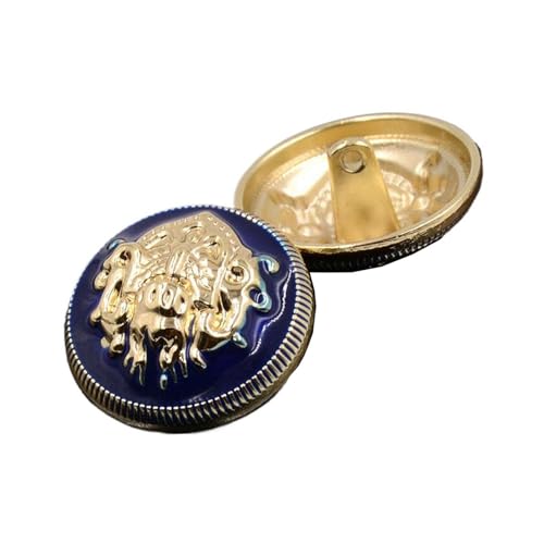 Metallknöpfe für Mäntel und Jacken, 10 mm bis 28 mm (Farbe 4, 10 mm - 10 Stück), 10 Stück von Yeydeoe