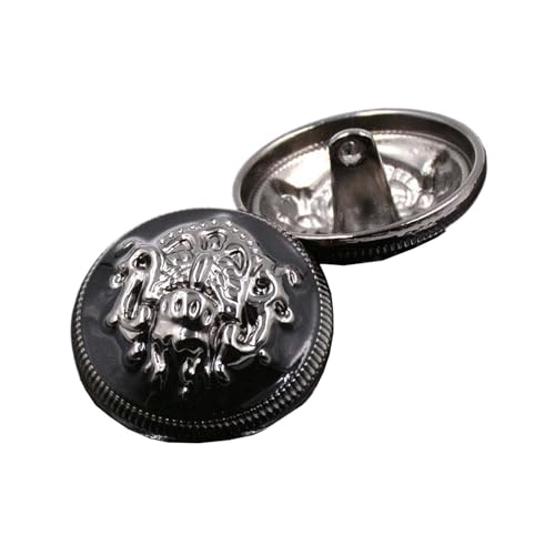Metallknöpfe für Mäntel und Jacken, 10 mm bis 28 mm (Farbe 5, 18 mm - 10 Stück), 10 Stück von Yeydeoe