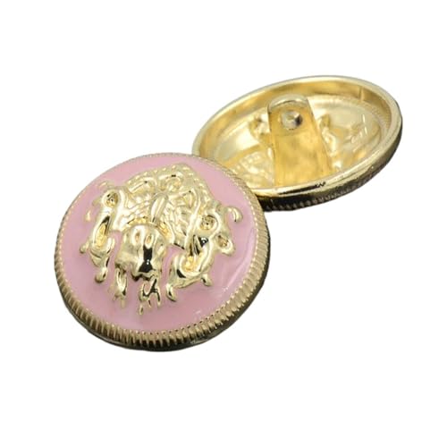 Metallknöpfe für Mäntel und Jacken, 10 mm bis 28 mm (Farbe 6, 18 mm - 10 Stück), 10 Stück von Yeydeoe