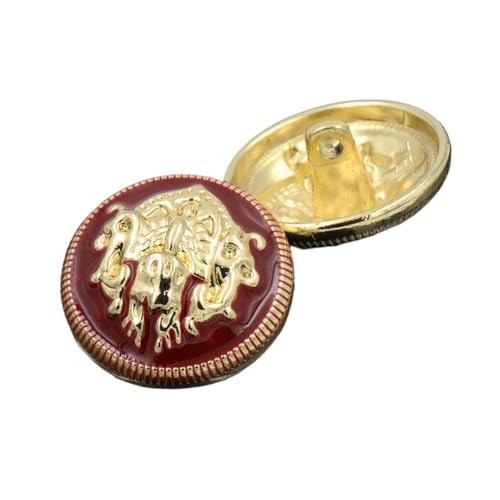Metallknöpfe für Mäntel und Jacken, 10 mm bis 28 mm (Farbe 7, 10 mm - 10 Stück), 10 Stück, 10 Stück von Yeydeoe