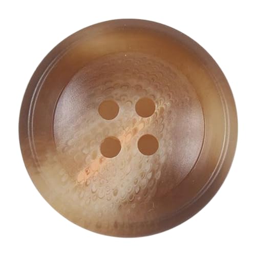 Runde Knöpfe aus Kunstharz, 15 mm bis 30 mm (Farbe 3, 27,5 mm, 10 Stück), 10 Stück von Yeydeoe