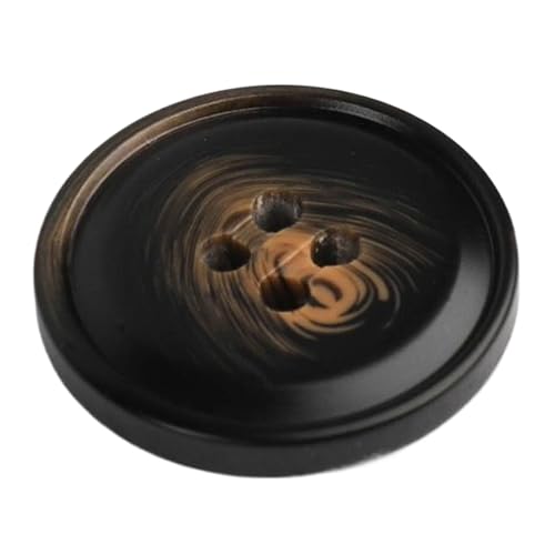 Runde Knöpfe aus Kunstharz für Herrenanzüge und Damenmäntel, 15 mm bis 25 mm (Farbe 2, 23,0 mm – 10 Stück) von Yeydeoe
