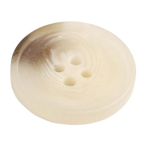 Runde Knöpfe aus Kunstharz mit vier Löchern für Herrenanzüge und Damenmäntel, 15 mm bis 25 mm (Farbe 7, 20,0 mm – 10 Stück) von Yeydeoe