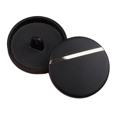 Runde Metallknöpfe für Damenmäntel und Blazer (Farbe 6, 20 mm, 3 Stück) von Yeydeoe