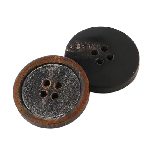 Runde Nähknöpfe für Kleidung, Mäntel und Pullover, 15 mm - 23 mm (Farbe 1, 20 mm - 6 Stück) von Yeydeoe