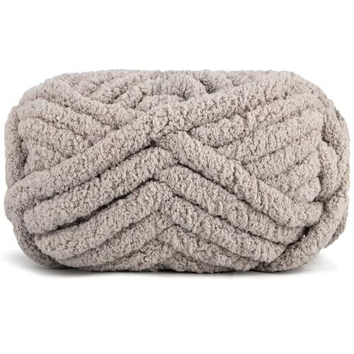 226g Dicke Yarn Zum Handstricken, Diameter 2cm Dicke Yarn Garn Strickgarn, Dicke Yarn Zum HäKeln, Yarn Dickes Garn Flauschig, Dicke Yarn FüR Decke, Grobstrick Weiches Wollgarn Haustier Bett Sofa 226g Dicke Yarn Zum Handstricken, Diameter 2cm Dicke Yarn Garn Strickgarn, Dicke Yarn Zum HäKeln, Yarn Dickes Garn Flauschig, Dicke Yarn FüR Decke, Grobstrick Weiches Wollgarn Haustier Bett Sofa von YeyeCyrilze