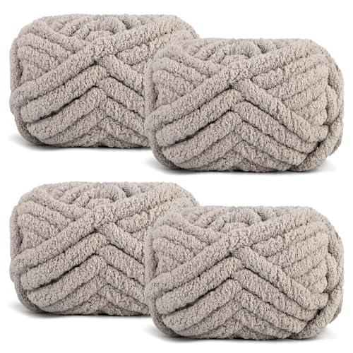Dicke yarn Zum Handstricken, Diameter 2cm DickeyarnGarn Strickgarn, Dickegarn Zum Häkeln, Dickes Garn Flauschig, DickeyarnFür Decke, Grobstrick Weiches Wollgarn Haustier Bett Sofa von YeyeCyrilze