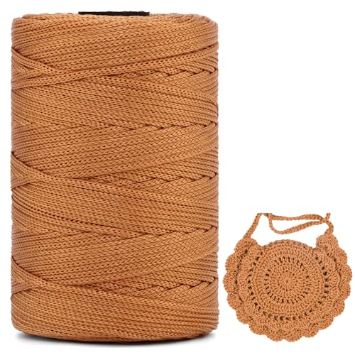 Polyester Makramee Garn 3mm X 225m,Makramee Band,Makramee Kordel 100% Polypropylene Yarn Makramee Schnur Kordel Garn Zum HäKeln FüR Makramee Blumenampel Deko KnüPfen Taschen Diy (Dunkles Khaki, 1 Pcs) Polyester Makramee Garn 3mm X 225m,Makramee Band,Makramee Kordel 100% Polypropylene Yarn Makramee Schnur Kordel Garn Zum HäKeln FüR Makramee Blumenampel Deko KnüPfen Taschen Diy (Dunkles Khaki, 1 Pcs) von YeyeCyrilze