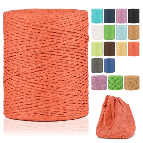 Raffia Garn Zum Häkeln,2mm X 300m Natur Bast,papierdraht zum basteln,weich Geflochtenes Papiergarn Bast Band Natur geschenkband,papiergarn zum häkelgarn für körbe,Häkeltasche,Hüte Raffia Garn Zum Häkeln,2mm X 300m Natur Bast,papierdraht zum basteln,weich Geflochtenes Papiergarn Bast Band Natur geschenkband,papiergarn zum häkelgarn für körbe,Häkeltasche,Hüte von YeyeCyrilze