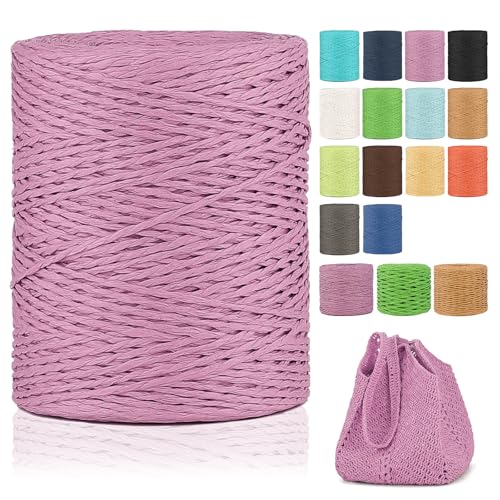 Raffia Garn Zum Häkeln,2mm X 300m Natur Bast,papierdraht zum basteln,weich Geflochtenes Papiergarn Bast Band Natur geschenkband,papiergarn zum häkelgarn für körbe,Häkeltasche,Hüte Raffia Garn Zum Häkeln,2mm X 300m Natur Bast,papierdraht zum basteln,weich Geflochtenes Papiergarn Bast Band Natur geschenkband,papiergarn zum häkelgarn für körbe,Häkeltasche,Hüte von YeyeCyrilze