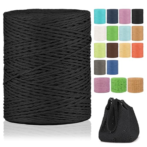 Raffia Garn Zum Häkeln,2mm X 300m Natur Bast,papierdraht zum basteln,weich Geflochtenes Papiergarn Bast Band Natur geschenkband,papiergarn zum häkelgarn für körbe,Häkeltasche,Hüte Raffia Garn Zum Häkeln,2mm X 300m Natur Bast,papierdraht zum basteln,weich Geflochtenes Papiergarn Bast Band Natur geschenkband,papiergarn zum häkelgarn für körbe,Häkeltasche,Hüte von YeyeCyrilze
