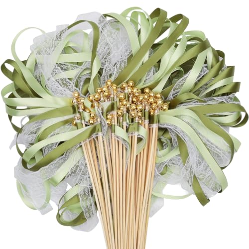 Wedding Wands,50 Stück Stäbe mit 100 Groß Glöckchen Wedding Wands Hochzeit,Seidenfeenstab,Zauberstäbe Hochzeit Luftschlangen,für Hochzeiten,Geburtstage,Feiertagsfeiern Wedding Wands,50 Stück Stäbe mit 100 Groß Glöckchen Wedding Wands Hochzeit,Seidenfeenstab,Zauberstäbe Hochzeit Luftschlangen,für Hochzeiten,Geburtstage,Feiertagsfeiern von YeyeCyrilze