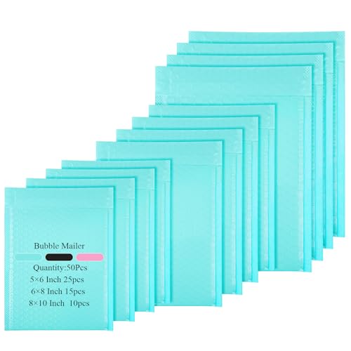 Yeyeplum Luftpolster-Versandtaschen aus Kraftpapier, 3 Größen, 100 Stück Yeyeplum Luftpolster-Versandtaschen aus Kraftpapier, 3 Größen, 100 Stück von Yeyeplum