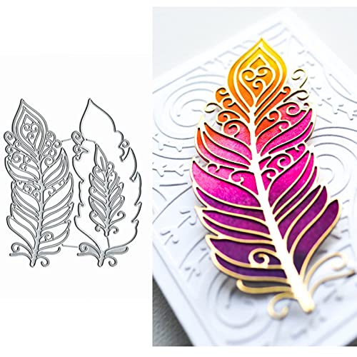 Metall-Stanzformen mit Federn, für Weihnachten, Party, Spitze, Blume, Stanzschablonen für Bastelarbeiten, Einladungskarten, Scrapbooking, Alben, dekorative Prägepapier-Stanzformen, Kartenherstellung, Metall-Stanzformen mit Federn, für Weihnachten, Party, Spitze, Blume, Stanzschablonen für Bastelarbeiten, Einladungskarten, Scrapbooking, Alben, dekorative Prägepapier-Stanzformen, Kartenherstellung, von Yeyert