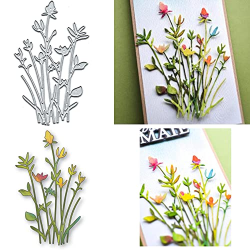 Blumenstiele, Metall-Stanzformen für Kartenherstellung, Frühlingsblumen, Blatt, Gras, Karten, Stanzformen, Schablonen, DIY, Scrapbooking, Album, dekorative Prägung, Papier, Karten, Prägung, Handwerk Blumenstiele, Metall-Stanzformen für Kartenherstellung, Frühlingsblumen, Blatt, Gras, Karten, Stanzformen, Schablonen, DIY, Scrapbooking, Album, dekorative Prägung, Papier, Karten, Prägung, Handwerk von Yeyert