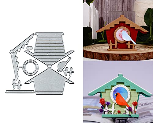 Frühlings-Vogelhaus-Metall-Stanzformen, Blumen-Gänseblümchen, Blatt, Vogelhaus, Stanzschablonen, DIY, Scrapbooking, dekorative Prägepapier, Scrapbooking, Kartenherstellung Frühlings-Vogelhaus-Metall-Stanzformen, Blumen-Gänseblümchen, Blatt, Vogelhaus, Stanzschablonen, DIY, Scrapbooking, dekorative Prägepapier, Scrapbooking, Kartenherstellung von Yeyert
