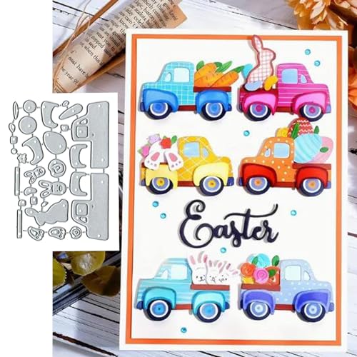 Loaded Truck Hasen-Metall-Stanzformen, Motiv: Frohe Weihnachten, Kaninchen, Stanzschablonen, DIY, Scrapbooking, dekorative Prägung, Papier, Scrapbooking, Kartenherstellung Loaded Truck Hasen-Metall-Stanzformen, Motiv: Frohe Weihnachten, Kaninchen, Stanzschablonen, DIY, Scrapbooking, dekorative Prägung, Papier, Scrapbooking, Kartenherstellung von Yeyert