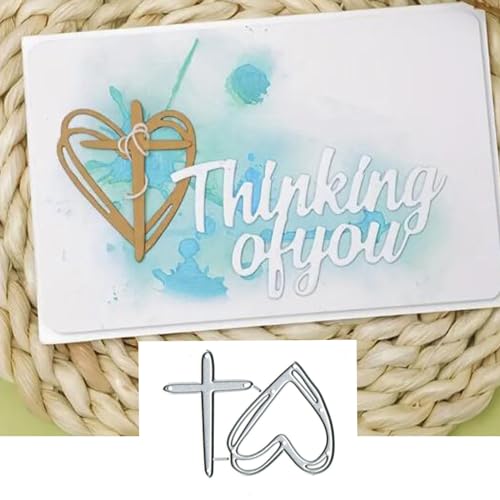 Metall-Stanzformen, Herz-Kreuz, Liebe, Buchstaben, Stanzschablonen, DIY, Scrapbooking, dekorative Prägung, Papier, Scrapbooking, Kartenherstellung Metall-Stanzformen, Herz-Kreuz, Liebe, Buchstaben, Stanzschablonen, DIY, Scrapbooking, dekorative Prägung, Papier, Scrapbooking, Kartenherstellung von Yeyert