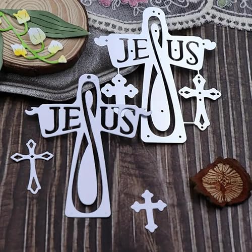 Metall-Stanzformen, Motiv: Frohe Weihnachten, Jesuskreuz, Blume, Schneeflocke, Blume, Blatt, Stanzschablonen, DIY, Scrapbooking, dekorative Prägung, Papier, Scrapbooking, Kartenherstellung von Yeyert