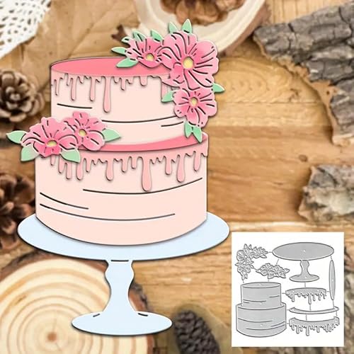 Metall-Stanzformen mit Aufschrift "Merry Christmas", Motiv: Blumen, Hochzeit, Kuchen, Grußkarte, Schneeflocke, Blume, Blatt, Stanzschablonen, DIY, Scrapbooking, dekorative Prägung, Papier von Yeyert