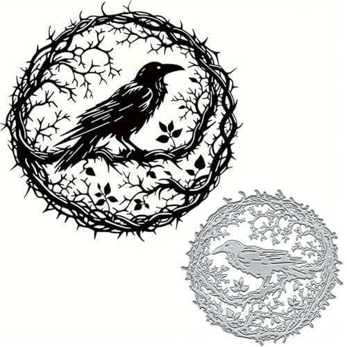 Metall-Stanzformen mit Aufschrift "Merry Christmas", Motiv: Vogelbaum, Zweig, Grußkarten, Sonnenblumen, Blätter, Stanzschablonen, DIY, Scrapbooking, dekorative Prägung, Papier, Scrapbooking, Metall-Stanzformen mit Aufschrift "Merry Christmas", Motiv: Vogelbaum, Zweig, Grußkarten, Sonnenblumen, Blätter, Stanzschablonen, DIY, Scrapbooking, dekorative Prägung, Papier, Scrapbooking, von Yeyert