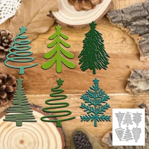 Metall-Stanzformen mit Aufschrift "Merry Christmas Trees Stars" für Grußkarten, Weihnachtsbaum, Blume, Blatt, Stanzschablonen, DIY, Scrapbooking, dekorative Prägung, Papier, Scrapbooking, Metall-Stanzformen mit Aufschrift "Merry Christmas Trees Stars" für Grußkarten, Weihnachtsbaum, Blume, Blatt, Stanzschablonen, DIY, Scrapbooking, dekorative Prägung, Papier, Scrapbooking, von Yeyert
