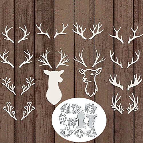 Metall-Stanzformen mit Geweih in verschiedenen Formen, für Kartenherstellung, Weihnachts-Hirschkarten, Stanzschablonen, DIY, Scrapbooking, Album, dekorative Prägung, Papier, Karten, Kunsthandwerk Metall-Stanzformen mit Geweih in verschiedenen Formen, für Kartenherstellung, Weihnachts-Hirschkarten, Stanzschablonen, DIY, Scrapbooking, Album, dekorative Prägung, Papier, Karten, Kunsthandwerk von Yeyert