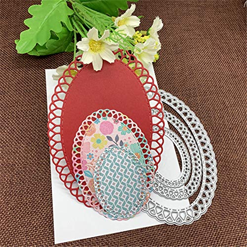 Yeyert Ovaler Muschelrahmen aus Metall, Stanzformen, Jakobsmuschelrahmen, Schablonen, DIY, Basteln, Karten, Stanzformen für DIY, Präge, Kartenherstellung, Foto, dekorative Papierformen, Scrapbooking Yeyert Ovaler Muschelrahmen aus Metall, Stanzformen, Jakobsmuschelrahmen, Schablonen, DIY, Basteln, Karten, Stanzformen für DIY, Präge, Kartenherstellung, Foto, dekorative Papierformen, Scrapbooking von Yeyert