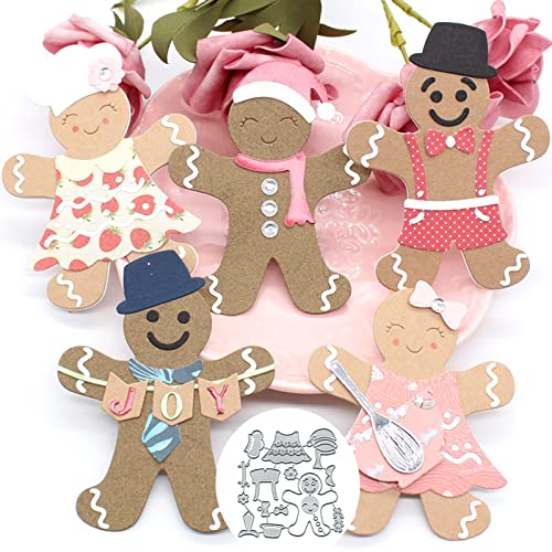 Metall-Stanzformen für Grußkarten, Lebkuchenmann, Weihnachtsmotive, Schablonen, DIY, Scrapbooking, Album, dekorative Prägung, Papier, Karte, Kunsthandwerk Metall-Stanzformen für Grußkarten, Lebkuchenmann, Weihnachtsmotive, Schablonen, DIY, Scrapbooking, Album, dekorative Prägung, Papier, Karte, Kunsthandwerk von Yeyert