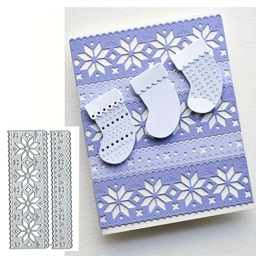 Weihnachts-Schneeflocken-Metall-Stanzformen für Kartenherstellung, Frohe Weihnachten, Schnee-Blumen-Rand, Stanzschablonen, Stanzschablonen, DIY, Scrapbooking, Album, dekorative Prägepapier, Karten, Weihnachts-Schneeflocken-Metall-Stanzformen für Kartenherstellung, Frohe Weihnachten, Schnee-Blumen-Rand, Stanzschablonen, Stanzschablonen, DIY, Scrapbooking, Album, dekorative Prägepapier, Karten, von Yeyert