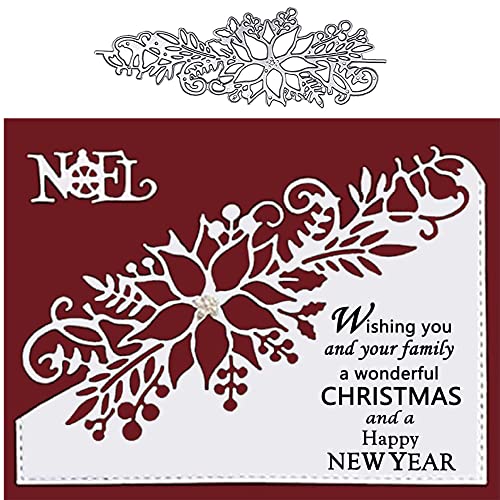 Weihnachtsblumen-Ecken-Metall-Stanzformen für Kartenherstellung, Frühlingsblumen-Karten, Stanzschablonen, DIY, Scrapbooking, Album, dekorative Prägung, Papier, Karten, Prägung, Handwerk Weihnachtsblumen-Ecken-Metall-Stanzformen für Kartenherstellung, Frühlingsblumen-Karten, Stanzschablonen, DIY, Scrapbooking, Album, dekorative Prägung, Papier, Karten, Prägung, Handwerk von Yeyert