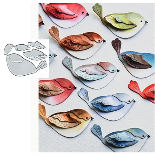 Yeyert Weihnachtsvogel-Metall-Stanzformen, Frühlingsvogel, Baum, Blume, Stanzschablonen für DIY-Einladungen, Karten, Scrapbooking, Album, dekorative Prägepapier-Stanzformen, Kartenherstellung, silber Yeyert Weihnachtsvogel-Metall-Stanzformen, Frühlingsvogel, Baum, Blume, Stanzschablonen für DIY-Einladungen, Karten, Scrapbooking, Album, dekorative Prägepapier-Stanzformen, Kartenherstellung, silber von Yeyert