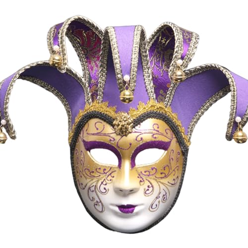 Yfenglhiry Maskerade Vollgesichtskostüm, Cosplay, Verkleidung, Zubehör für Karneval, Party, Halloween, Maskerade für Herren, Halloween von Yfenglhiry