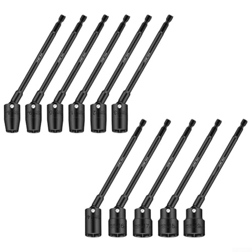 Flexibler Einsatz, 150 mm Sechskantschaft, Steckschlüssel-Adapter für Schraubenschlüsselanwendungen in mehreren Branchen (18 mm) von Yhenlovtt
