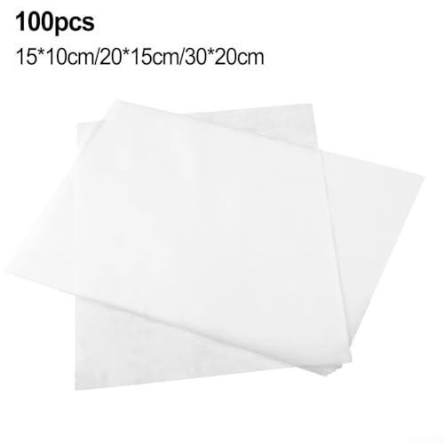 Professionelles Silikon-Trennpapier, 100 Stück, zum Basteln, Malen und Extrahieren (15 x 20 cm) von Yhenlovtt