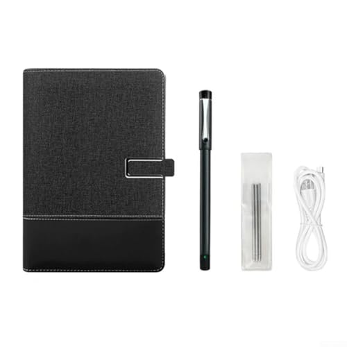 Yhenlovtt Digitales Notizbuch-Set, Smart-Stift, Echtzeit-Synchronisation, Handschrift zu Text, Konvertierung, kompatibel, tragbares Design, ABS-Material, Schreibset (Smart Pen + Papier 16G) von Yhenlovtt