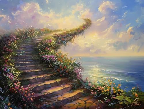 Diamond Painting Ozean, 5D Diamond Painting Erwachsene Landschaft Diamant Painting Bilder mit Diamond Painting Zubehör, DIY Malen nach Zahlen Crystal art Basteln, für Deko Wohnzimmer 40x60cm S2-162 Diamond Painting Ozean, 5D Diamond Painting Erwachsene Landschaft Diamant Painting Bilder mit Diamond Painting Zubehör, DIY Malen nach Zahlen Crystal art Basteln, für Deko Wohnzimmer 40x60cm S2-162 von Yhfunfo